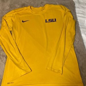 Men’s LSU long sleeve Nike dri fit
